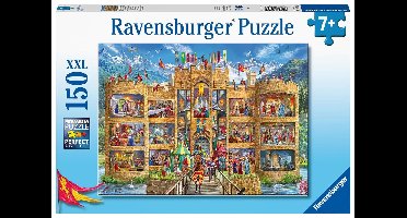 Ravensburger puzzel Kijkje in het ridderkasteel - Legpuzzel - 150 stukjes