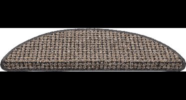 Trapmat Berlijn bruin 17*56cm set 15 stuks