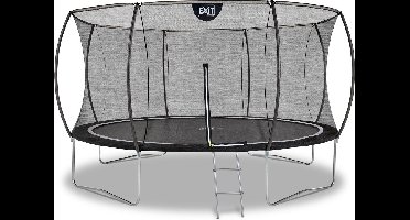 EXIT Black Edition Trampoline ø366cm - Op Poten - Rond - Trampoline Buiten - Voor Kinderen - Zwart