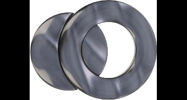 Magnetische vestsluiting grijs