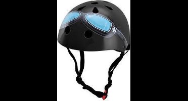 KIDDIMOTO helm Black Goggle , small 2021 model
