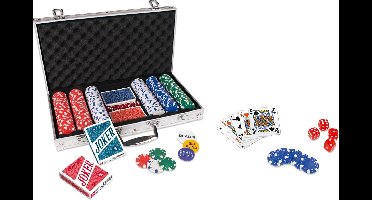 Cartamundi - Texas Hold'em Entry - Pokerset - Aluminium Koffer - 300 chips