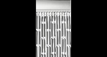 Vliegengordijn-deurgordijn- Tubes 90x210 cm grijs