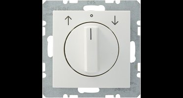 BERKER jalouzieschakelaar| serie S1 | met draaiknop | creme