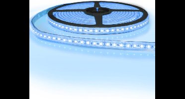 5 meter gekleurde led strip IP65 12V - Blauwe kleur - 120 leds p/m