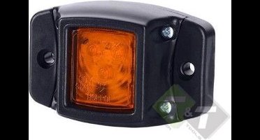 led zijmarkeringslamp universeel oranje 3x led - contourlamp - zij lamp - breedtelamp