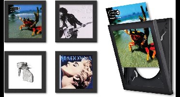 Nielsen LP / vinyl wissellijst frame - fotolijst (zwart) (4 pack)
