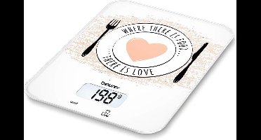 Beurer KS 19 Digitale keukenweegschaal - 5 kg - Tarra Functie - Incl. batterijen - 5 Jaar garantie - Love