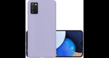 Hoesje - Geschikt voor Samsung Galaxy A02s - Sterk & Shockproof - Hoes Cover - Siliconen Case - Lila