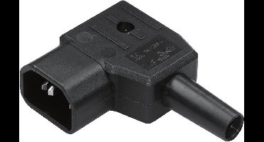 Kaiser 748/sw/C Apparaatstekker (C20) 748 Stekker, haaks Totaal aantal polen: 2 + PE 10 A Zwart 1 stuk(s)