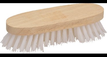 Schrobborstel | Handborstel | Wasborstel Hout met Wit Polyamide