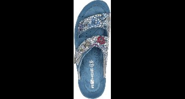 Rohde Dames slippers Open Teen - Licht blauw - Maat 42