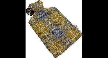 Kruik Mosterd Blauw - 2 liter - Harris tweed - Handgemaakt in Schotland - Caroline Wolfe Murray