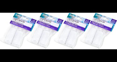 4x Veba Verfrol Lakvilt 5cm 2 stuks  - Voordeelverpakking
