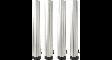 lightmaXX ALU-STAGE Vario poot SET Hexa 4x telescooppoten 60-100cm 60/60 - Accessoires