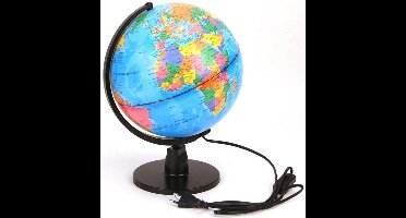 Wereldbol - led verlichting - 15.5 cm - Inclusief usb - Voor de woonkamer - Slaapkamer