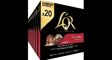 L'OR Espresso Splendente Koffiecups - Intensiteit 7/12 - 10 x 20 capsules
