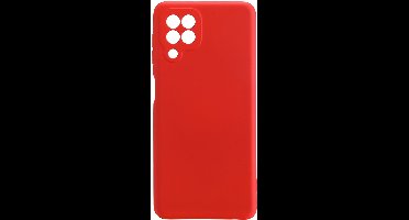 Shop4 - Geschikt voor Samsung Galaxy A22 4G Hoesje - Zachte Back Case TPU Siliconen Mat Rood
