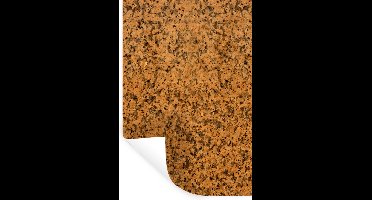 Muurstickers - Sticker Folie - Oranje - Zwart - Graniet - Keien - 20x30 cm - Plakfolie - Muurstickers Kinderkamer - Zelfklevend Behang - Zelfklevend behangpapier - Stickerfolie