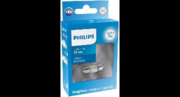 Philips Ultinon Pro6000 C5W 30mm 4000k enkele lamp 11860WU60X1