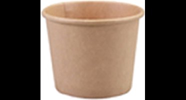 Cup - Sauscup - Kraft/PE - 60ml - 2oz - bruin - sleeve met 50 stuks