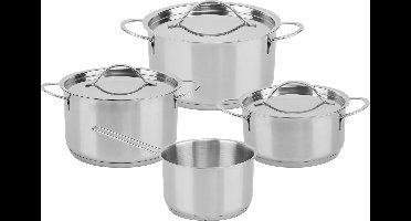 Niceey Pannenset - Voor Alle Warmtebronnen - Pannenset Inductie - Pannensets - 7 Delig