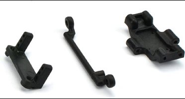 Carisma - MSA-1E SERVO MOUNT & GEAR BOX BRACE SET