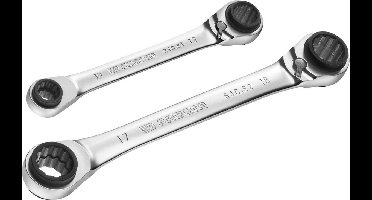 Facom Ringratelsleutelsset Recht en Verstelbaar 64C.S1 en 64C.S2 - 64C.J2PB