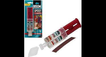 Bison Epoxy Lijm - 2 componenten - 5min droogtijd - 24ml