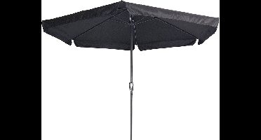 Stokparasol Gemini 300 cm met volan zwart