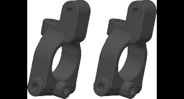 Team Corally - Caster Blocks - Composite - 2 pcs