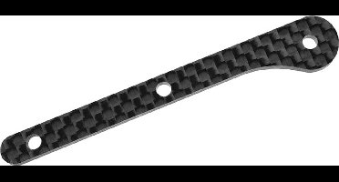 Team Corally - Chassis Brace Stiffener - Front - fits part C-00180-104 - Graphite 2.5mm - 2 pcs