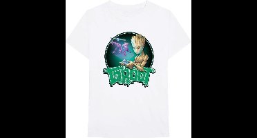 Marvel Guardians Of The Galaxy - I Am Groot - Groot Gaming Heren T-shirt - 2XL - Wit