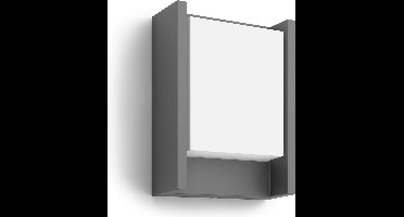 Philips Arbour buitenwandlamp - warmwit licht - breed