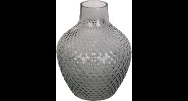Present Time Vaas Delight - Glas Donkergrijs - Ø18x20cm - Modern