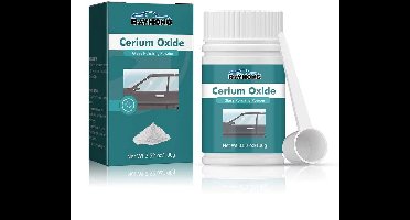 Rayhong Cerium Oxide Glas Polijstpoeder | Voorruit en glas | Glas Polish Ceriumoxidepoeder | Autoruit Scrach Verwijderen | Krassen Verwijderen | Reparatie Auto Care | Polijstpasta Koplampen Auto - Polijstset voor Krassen Verwijderen |100g
