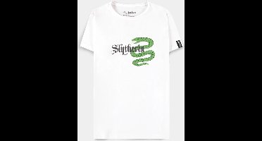 Harry Potter - Slytherin Kinder T-shirt - Kids 146 - Wit