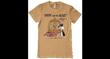 Looney Tunes T-Shirt Birdy And The Beast T-Shirt WB-1-LT013-H94-9 OldGold-XL