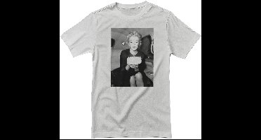 Marilyn Monroe Party In The Car T-Shirt RD-1-MM005-DTG White-M