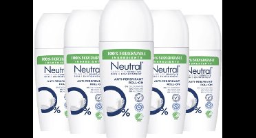 Neutral - Deodorant - Roller - Sensitive Skin - 50ml x 5