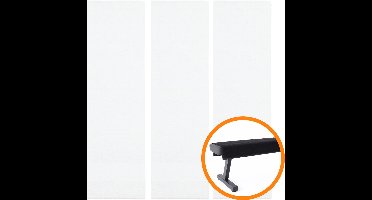 Funnies Sporthanddoeken 3 Stuks Wit 30x140 cm - Set van 3 Zachte Fitness Handdoeken - Sportdoeken - Zweetdoekjes - Gemaakt van 100% Katoen - 500 gram/m² - Absorberend, Sneldrogend en Duurzaam - Ideaal voor Sport, Fitness en Workout