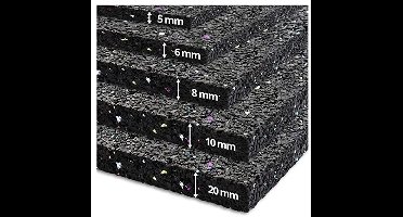 Antivibratiematten voor Wasmachines - Geluidsisolerende Rubber Mat 60 x 60 cm