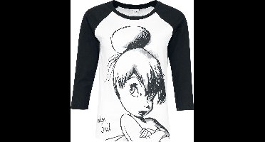 Peter Pan Tinker Bell - Sketch Dames T-shirt - wit/zwart - S