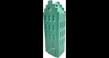 Bloemenvaas- Huis Vaas- Keramiek-Zee Groen -5x4,5x14,5 cm