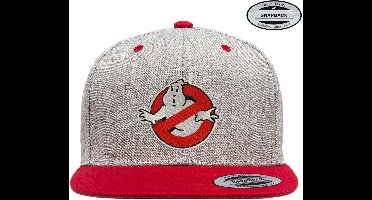 Ghostbusters Premium Snapback Cap Heather-Grey-Red