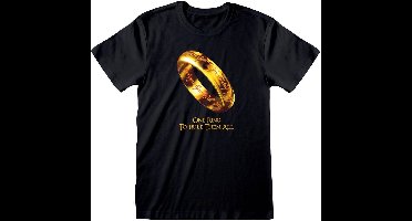 The Lord Of The Rings One Ring To Rule Them All Heren T-shirt - zwart - XL