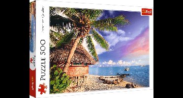 Trefl legpuzzel Bora-Bora Island - 500 stukjes puzzel volwassenen.