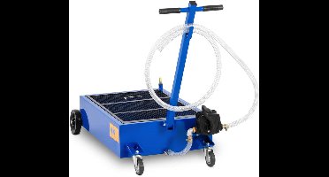 Olieopvangwagen – Oliedrainwagen – Olieafvoerwagen – Olieopvangbak – Oliecontainer – 75 Liter Capaciteit – Handpomp 20L/min