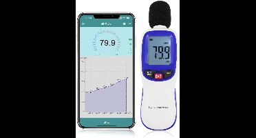 Professionele Decibelmeter - DB Meter - Geluidsmeter - Wit