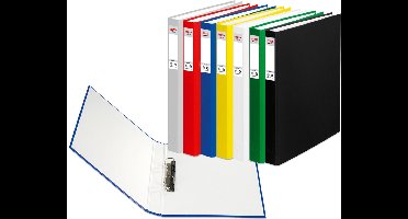 Herbruikbare beschermmap met 2 ringen, formaat A4